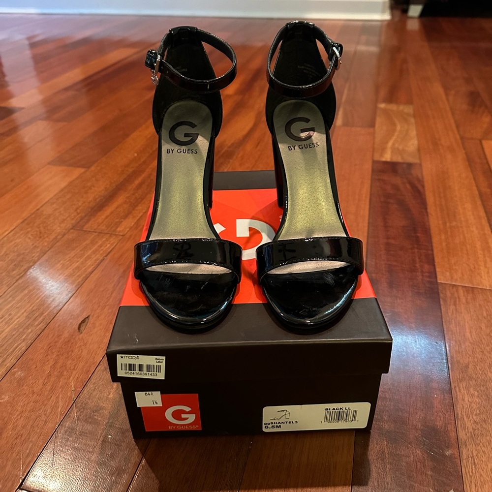 G by Guess block heels.